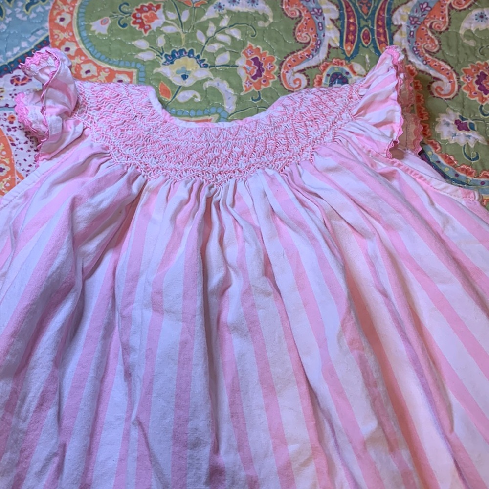 24m sleeveless smock